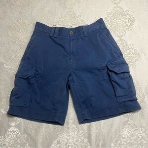 Polo Ralph Lauren Cargo Shorts In Blue Size 34